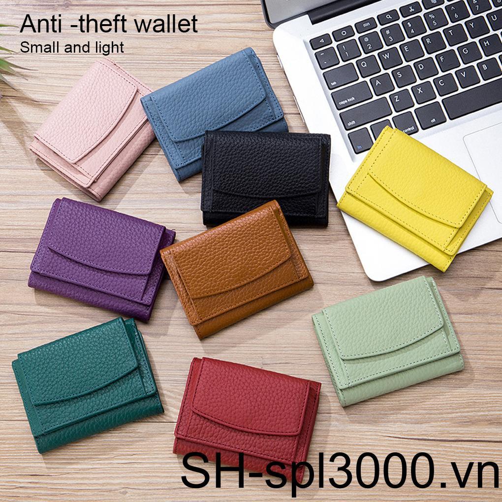 Ví mini Đựng Tiền Xu Nhiều Màu Thời Trang Cho Nữ