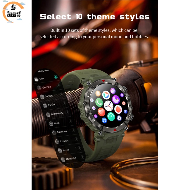 Đồng Hồ Thông Minh CF11 Màn Hình Cảm Ứng 1.39 Inches Chống Thấm Nước IP67 Chuyên Dụng