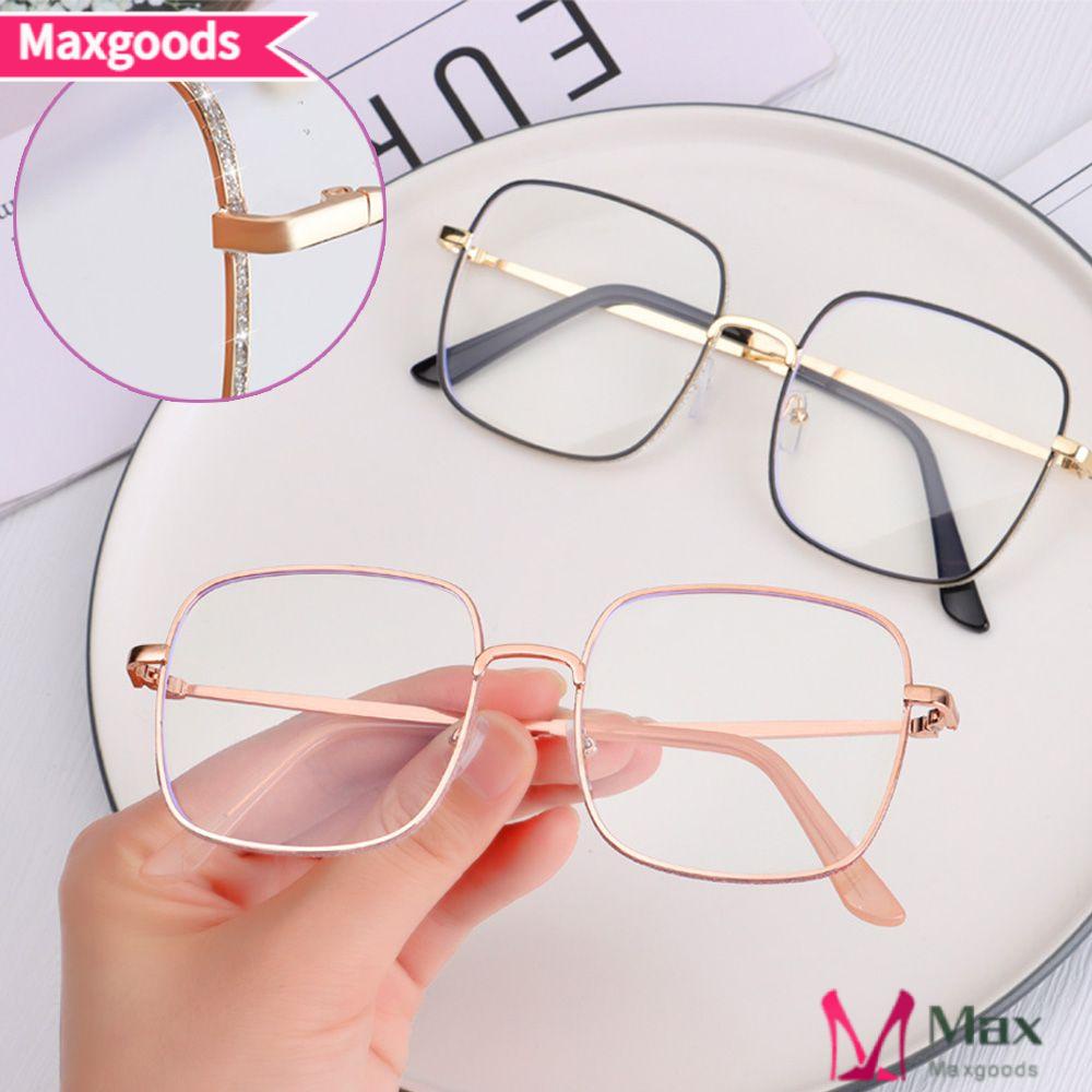 MAXG Kính Mát Gọng Vuông Chống Bức Xạ Thời Trang Cho Nữ