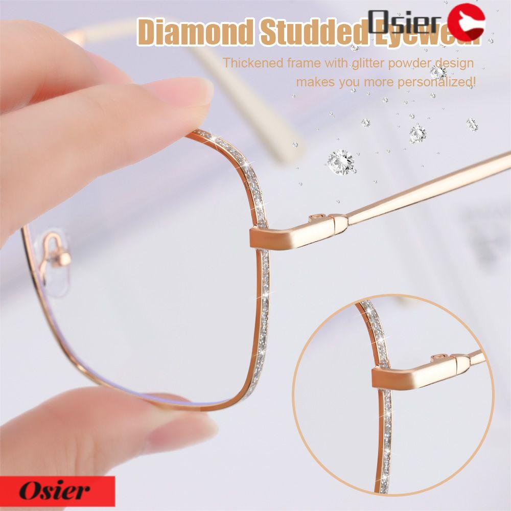 OSIER1 Kính Mát Gọng Vuông Chống Bức Xạ Phong Cách Vintage