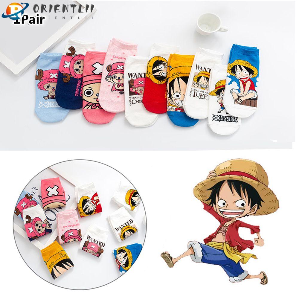ORIENTLII 1 Đôi TấT NgắN Unisex HìNh Luffy Chopper (10 KiểU)