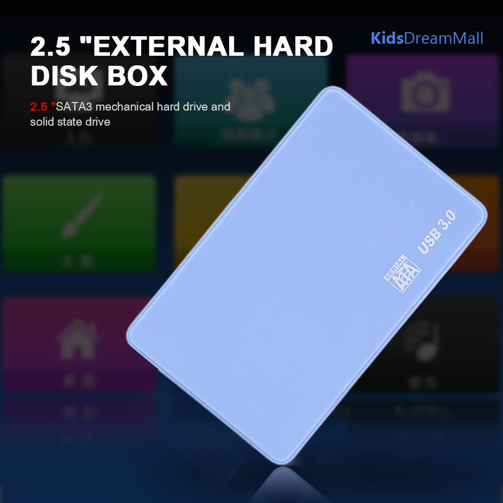 Hộp Đựng Ổ Cứng Ngoài Tốc Độ Cao SATA Sang Usb 3.0 2.5Inch Cho SSD