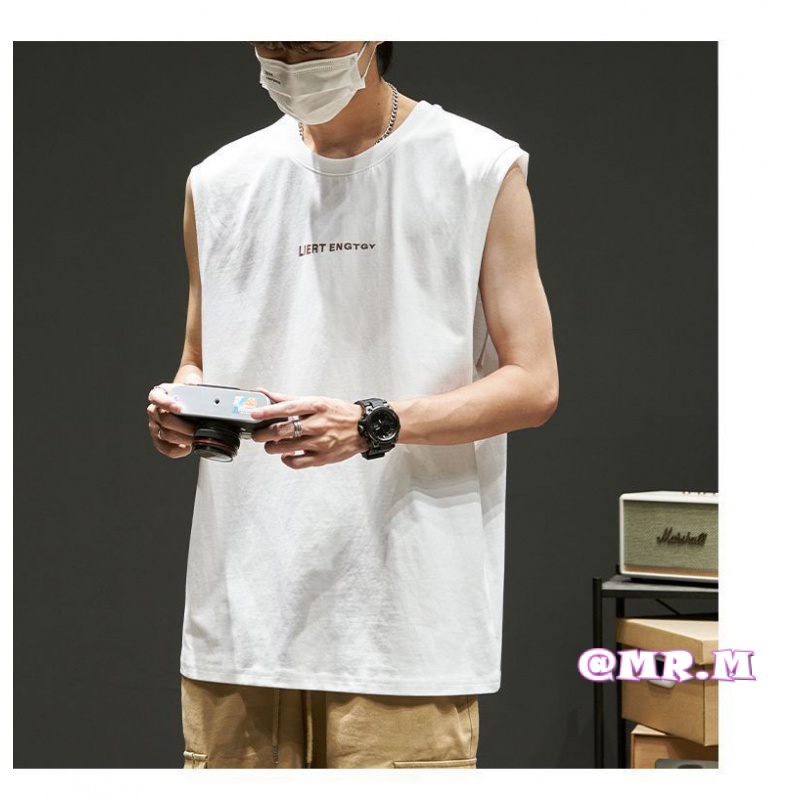 Áo Thun Thể Thao Không Tay Dáng Rộng Thời Trang Mùa Hè Dành Cho Nam