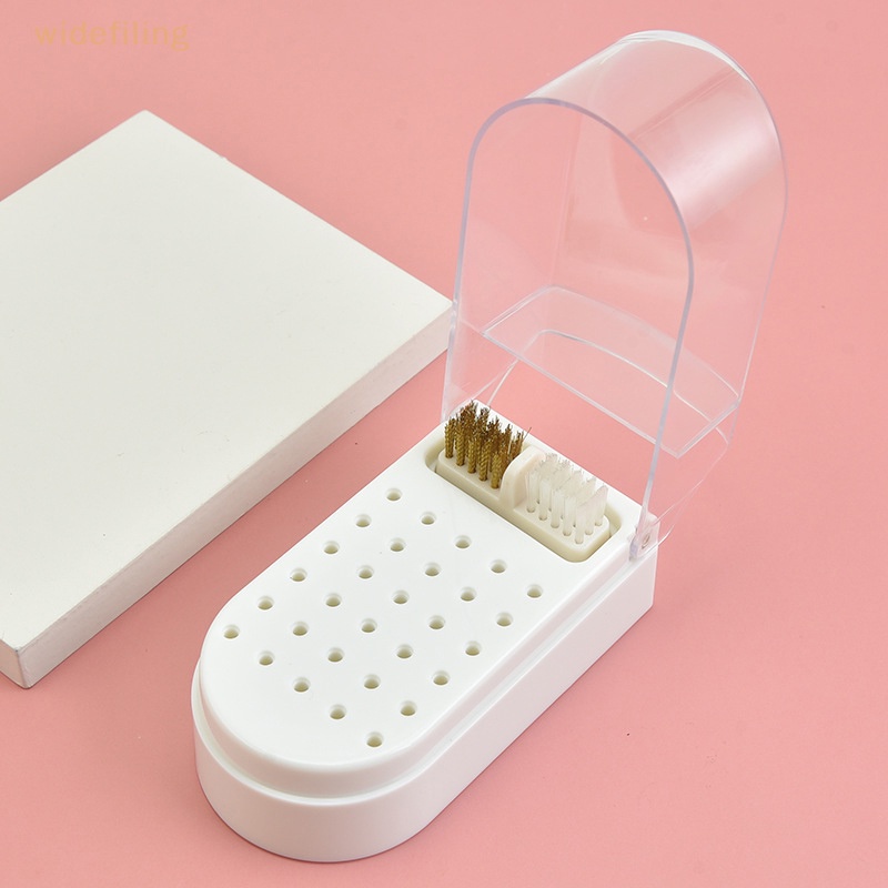 Giá Đỡ Mũi Khoan / Máy Mài Móng Tay 2 Trong 1 30 Lỗ Chống Bụi Dùng Trưng Bày