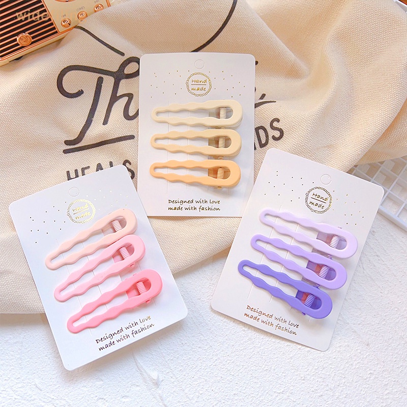 Kẹp Tóc Họa Tiết Hình Học Màu Gradient Thời Trang Cho Nữ