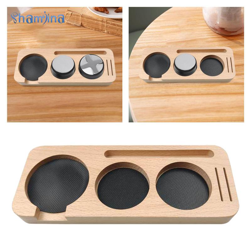 Shamjina Giá Đỡ Máy Pha Cà Phê Espresso Bằng Gỗ Đa Năng Tiện Dụng Cho Nhà Bếp / Văn Phòng