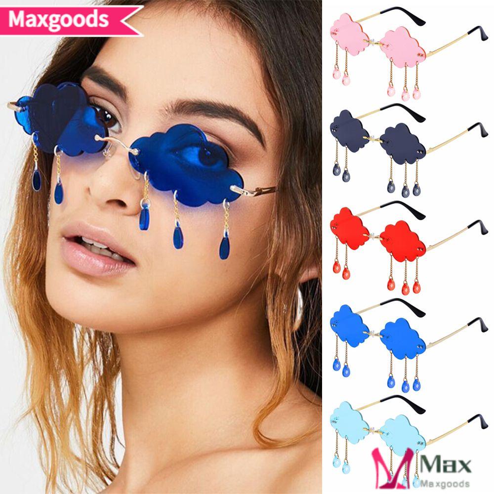 MAXG Kính Mát Gọng Đám Mây Phối Tua Rua Cho Nam Và Nữ