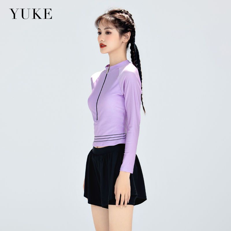 Bộ Đồ Bơi Tay Dài Dáng Ôm Thời Trang Mùa Xuân 2023 Mới Mẻ Cho Nữ