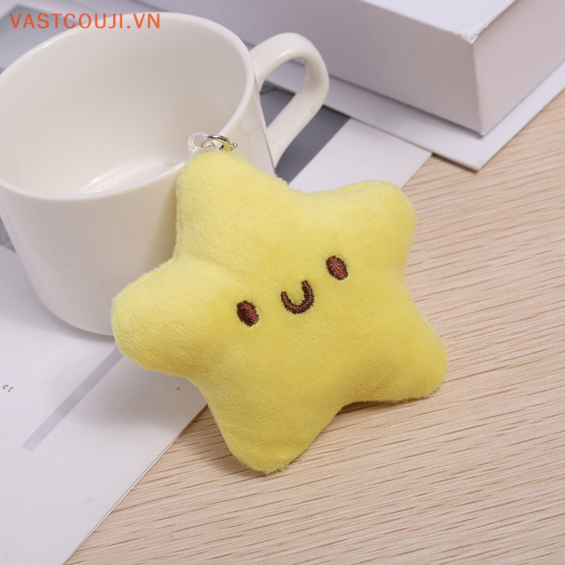Móc Khóa Hình Ngôi Sao Nhồi Bông VASTJI Dễ Thương Sáng Tạo