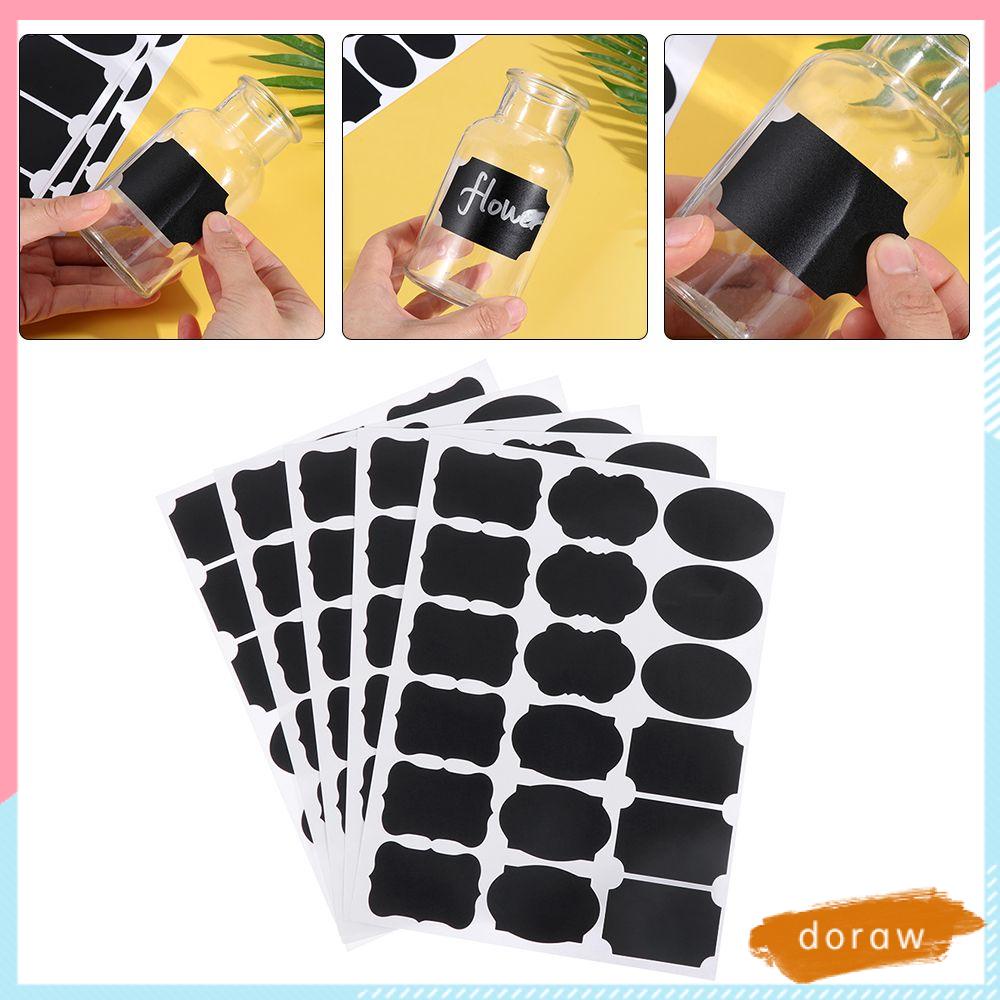 DORAW Set 36 / 90 Nhãn Đen Viết Phấn Tiện Dụng