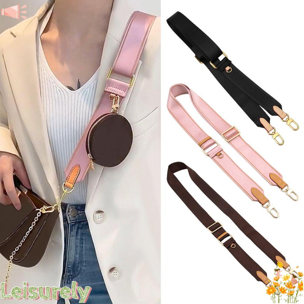 LEILY Dây Đeo Túi Xách Bằng Vải Canvas Bản Rộng Thời Trang Dành Cho Nữ