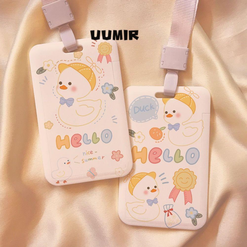 UUMIR Ví Nhựa Đựng Thẻ Tín Dụng / Danh Thiếp Họa Tiết Hoạt Hình Dễ Thương Cho Bé