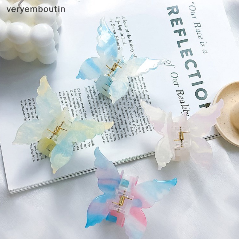 Kẹp Tóc Hình Bướm Phong Cách Retro Thời Trang