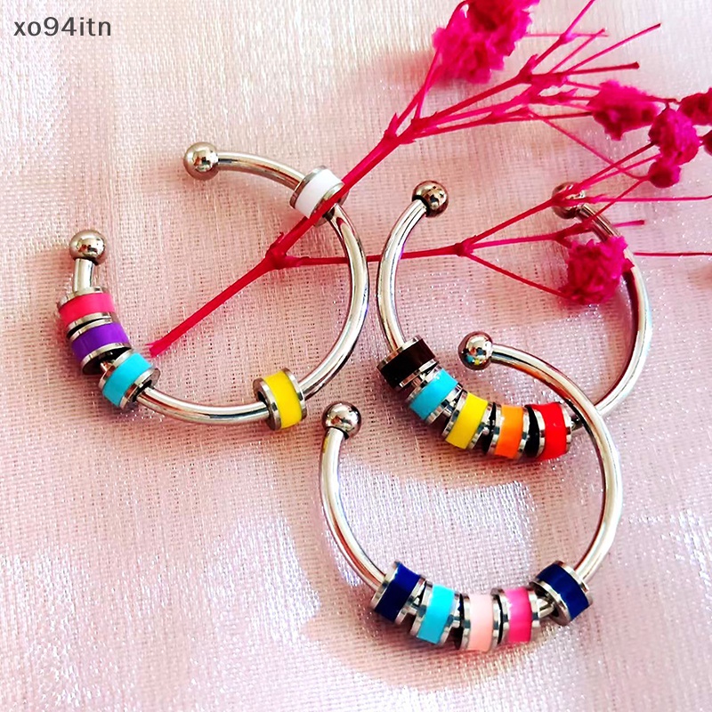 Nhẫn Hở Giảm Căng Thẳng Bằng Thép Không Gỉ Thời Trang Cho Nữ