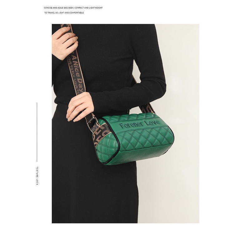 Túi Xách Da Mềm Hình Trụ Cỡ Lớn Thời Trang Cho Nữ