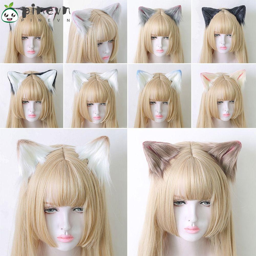 PINEVN Kẹp Tóc Tai Mèo Dễ Thương Phong Cách Lolita