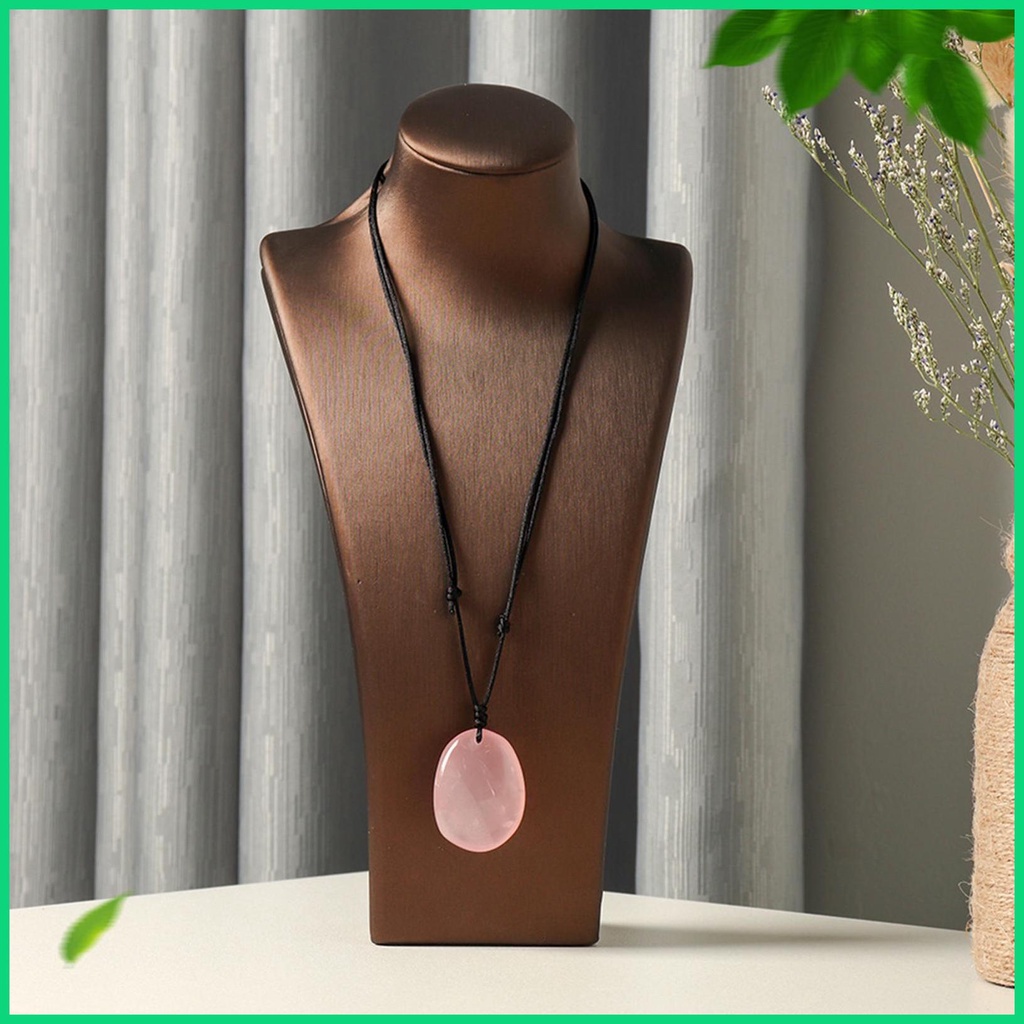 Vòng cổ Mặt Pha Lê Hồng Tự Nhiên Thời Trang Cho Ngày Valentine