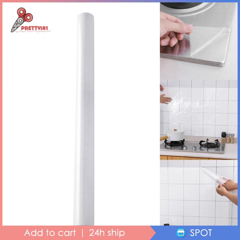 Miếng Dán Tường Trong Suốt Chống Bắn Dầu Chịu Nhiệt Tiện Dụng Cho Nhà Bếp