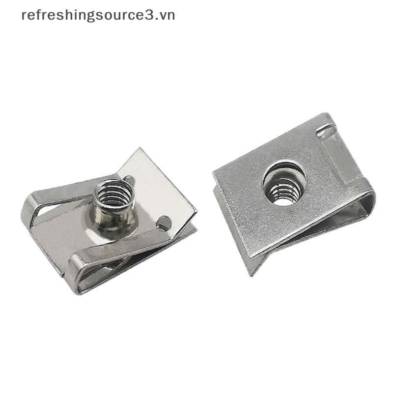 Set 10 Kẹp Chữ U Bằng Inox M6 M5 M4 M8 8mm 5mm 6mm 4mm Chuyên Dụng Cho Xe Hơi / Xe Máy Scooter ATV