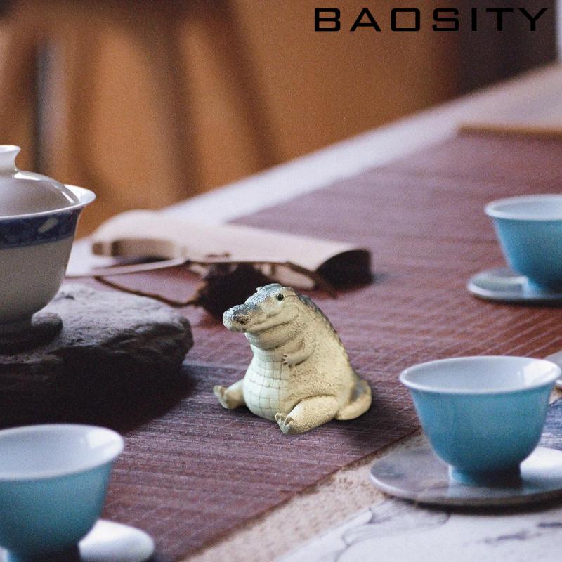 Tượng Cá Sấu Nhỏ Để Bàn Trang Trí Phòng Khách