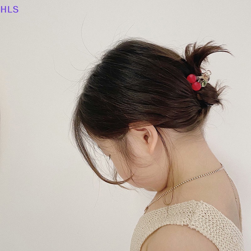 Kẹp Tóc Càng Cua Hình Quả Cherry Nhỏ Xinh Xắn Cho Bé Gái Rửa Mặt / Rửa Mặt