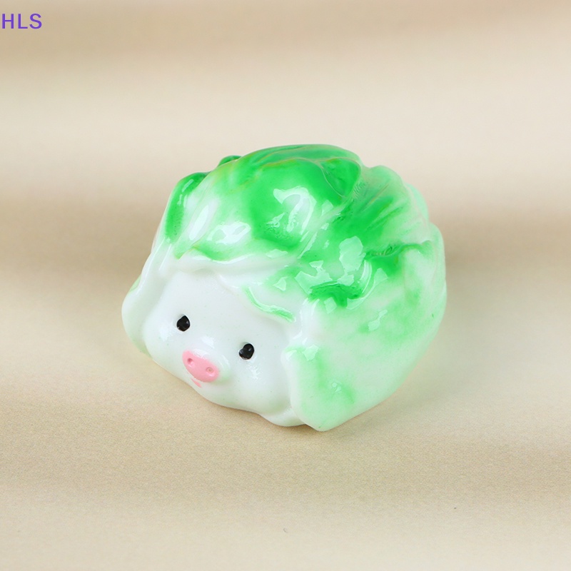 Bộ 2 Phụ Kiện Trang Trí Hình Rau Củ Quả Bằng Nhựa resin Dễ Thương diy