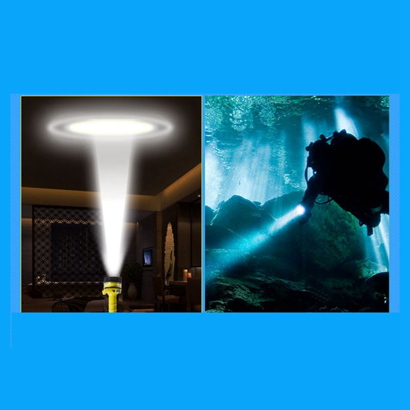 Đèn Pin LED Lặn Chuyên Nghiệp Chống Thấm Nước Có Điều Khiển Từ Xa