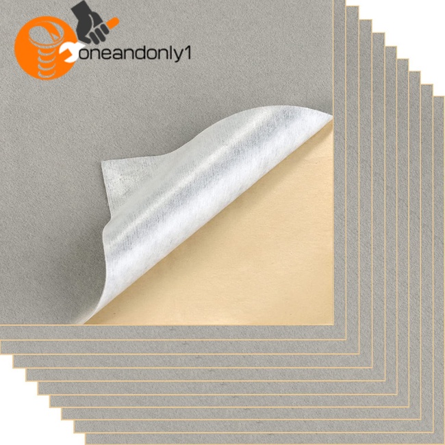 Set 10 Tấm Vải Nhung Mềm Tự Dính Khổ A4 Nhiều Màu Sắc Dùng Làm Trang Sức Tiện Dụng