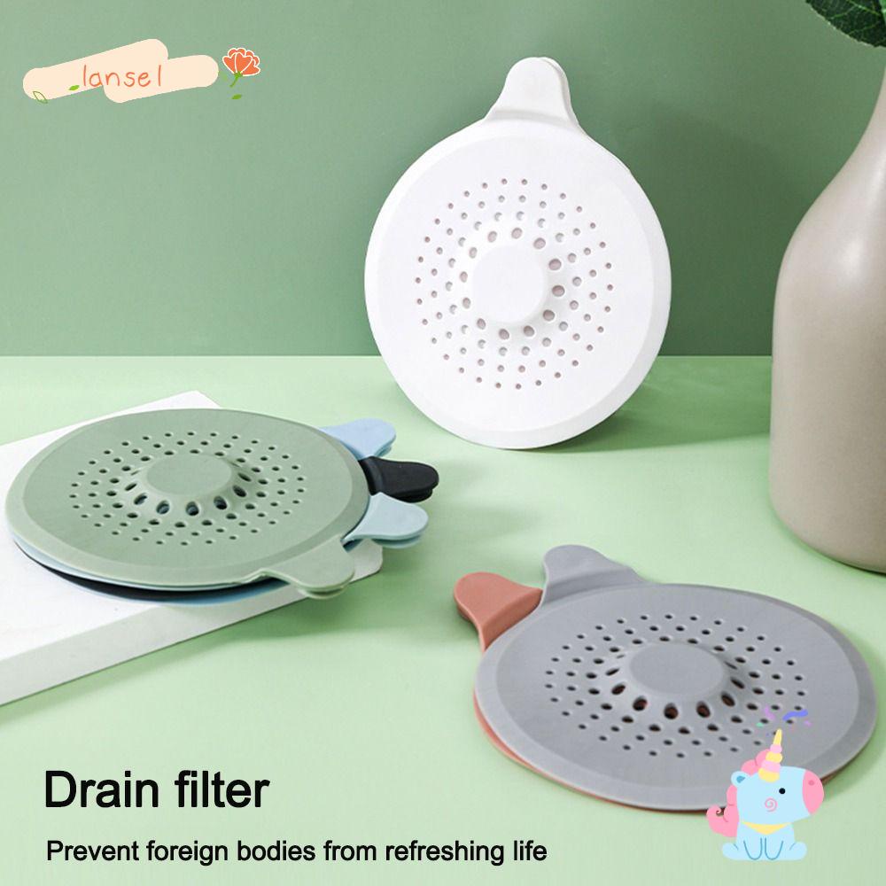 LANSEL Set 2 Nắp Đậy Cống Thoát Nước Bồn Rửa Chén Chống Rò Rỉ Hình Cá Chép Tiện