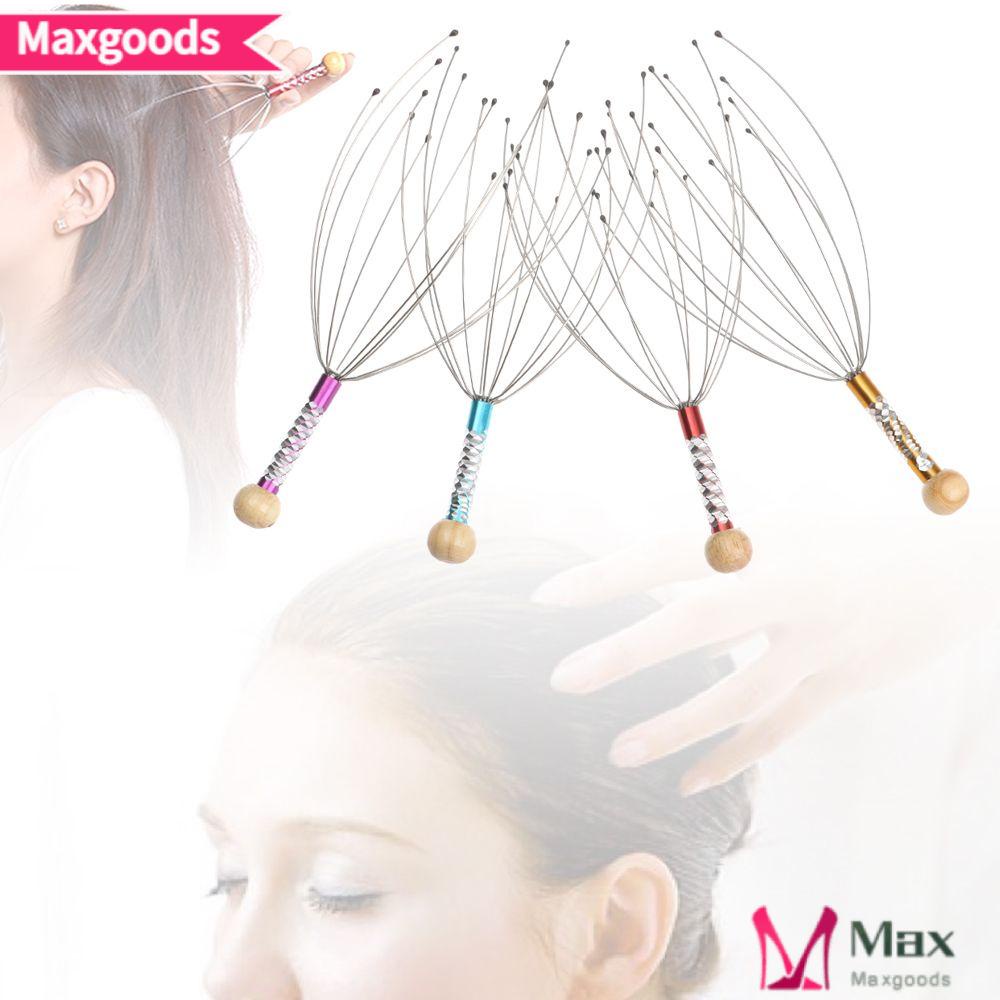 MAXG Dụng Cụ Mát Xa Đầu Bằng Thép Không Gỉ