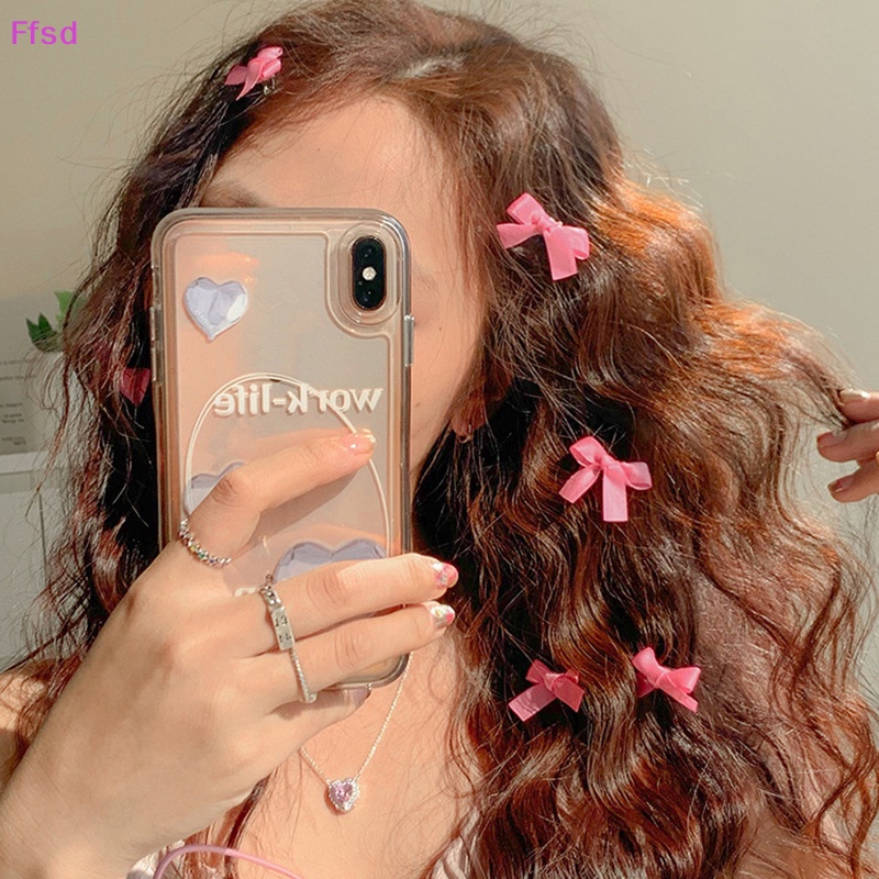 Set 5 Kẹp Tóc Nơ Nhỏ Dễ Thương Thời Trang Mùa Hè Cho Bé Gái