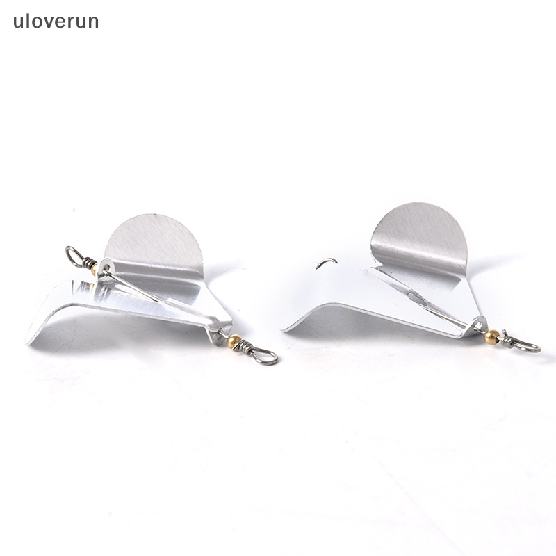 Uloverun Set 5 Mồi Câu Cá Bằng Kim Loại Lưỡi Rotag