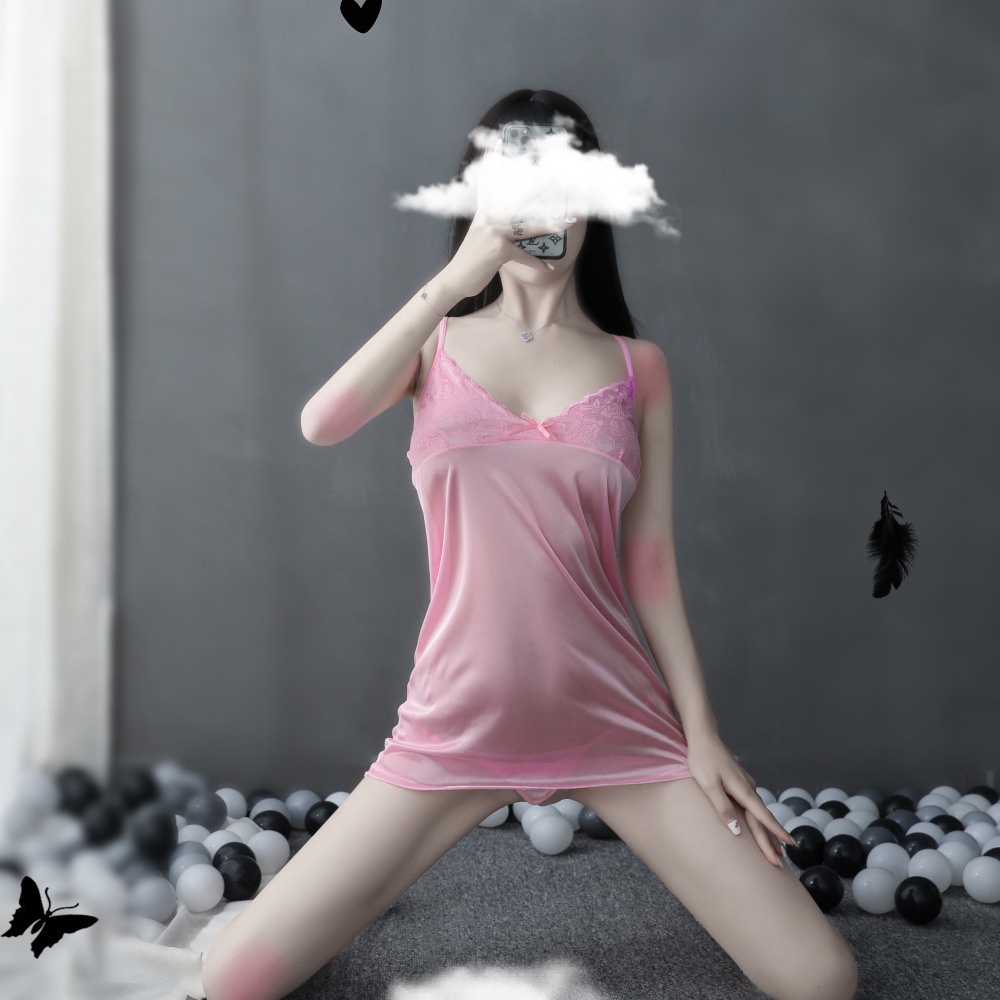 Đầm Ngủ Không Tay Mềm Mại Gợi Cảm Thời Trang Cho Nữ