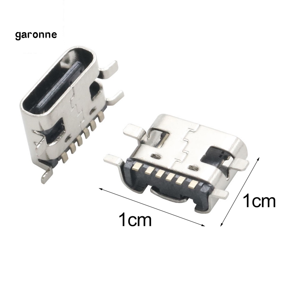 Set 10 Ổ Cắm 31 Lỗ Cắm Type-C 6 Chấu Bằng Thép Không Gỉ