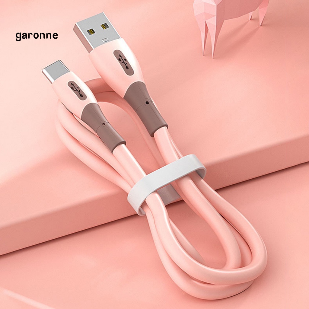 Dây Cáp Sạc Nhanh 12m 3A Bằng Silicon Cho Android / Type-C / iOS