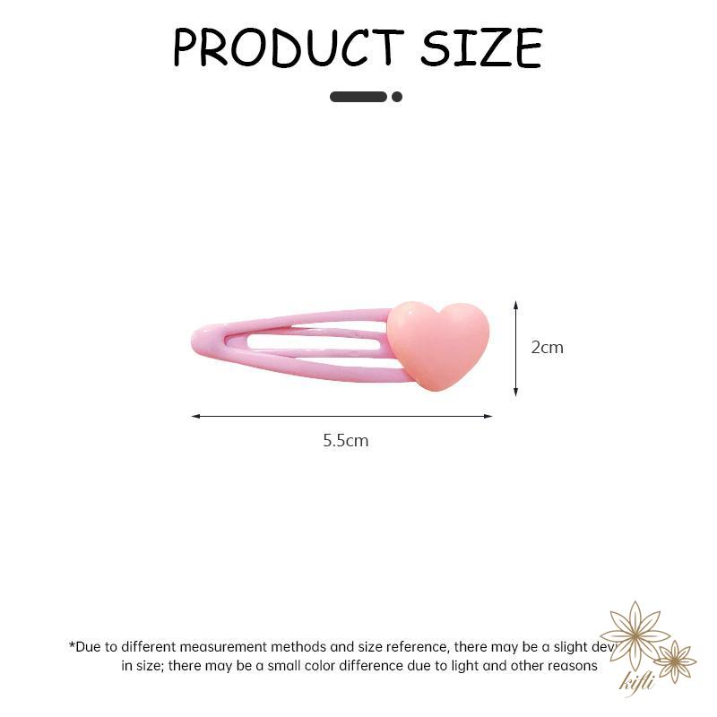 Kẹp Tóc Hình Trái Tim Xinh Xắn Phong Cách Hàn Quốc Cho Nữ