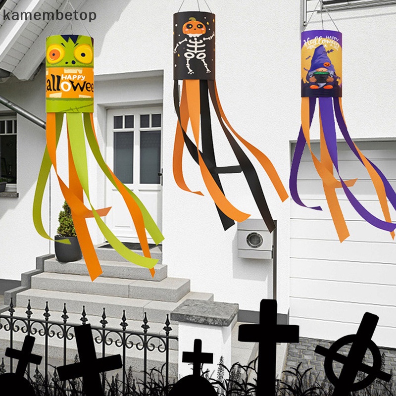 Beto Cờ Ống Hình Ma Treo Trang Trí Lễ Hội Halloween Chống Nước
