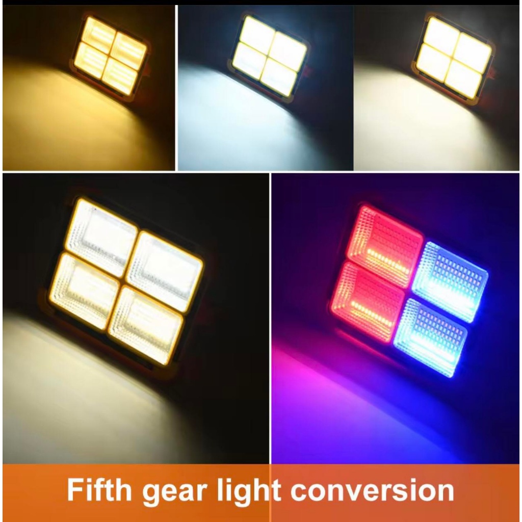 Đèn Năng Lượng Mặt Trời 300w 100 LED SIÊU SÁNG, có kèm sạc lưới 220v + đầu ra usb