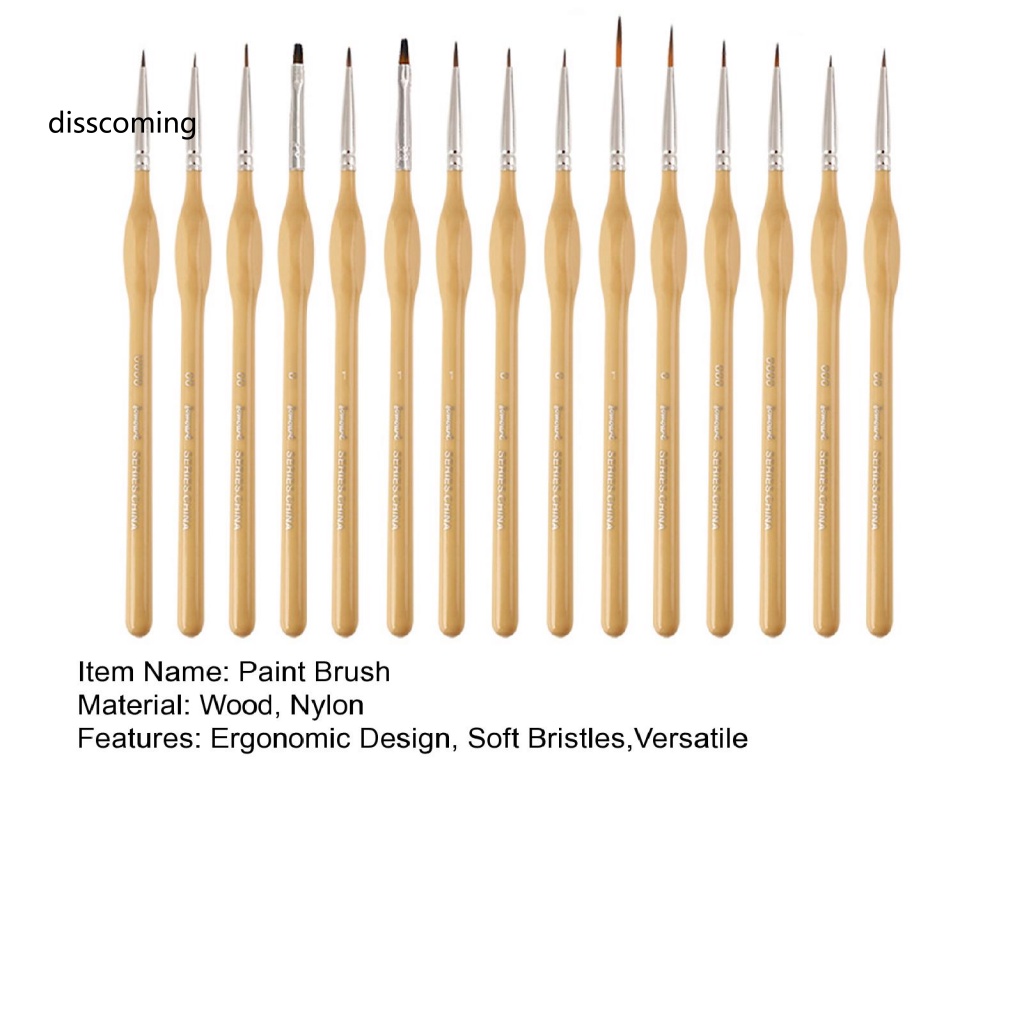 Áo Thun In Hình SL SL SL SL Thời Trang Cá Tính| Set 15 Cọ Vẽ Tranh Sơn Dầu Mềm Mại Tiện Dụng