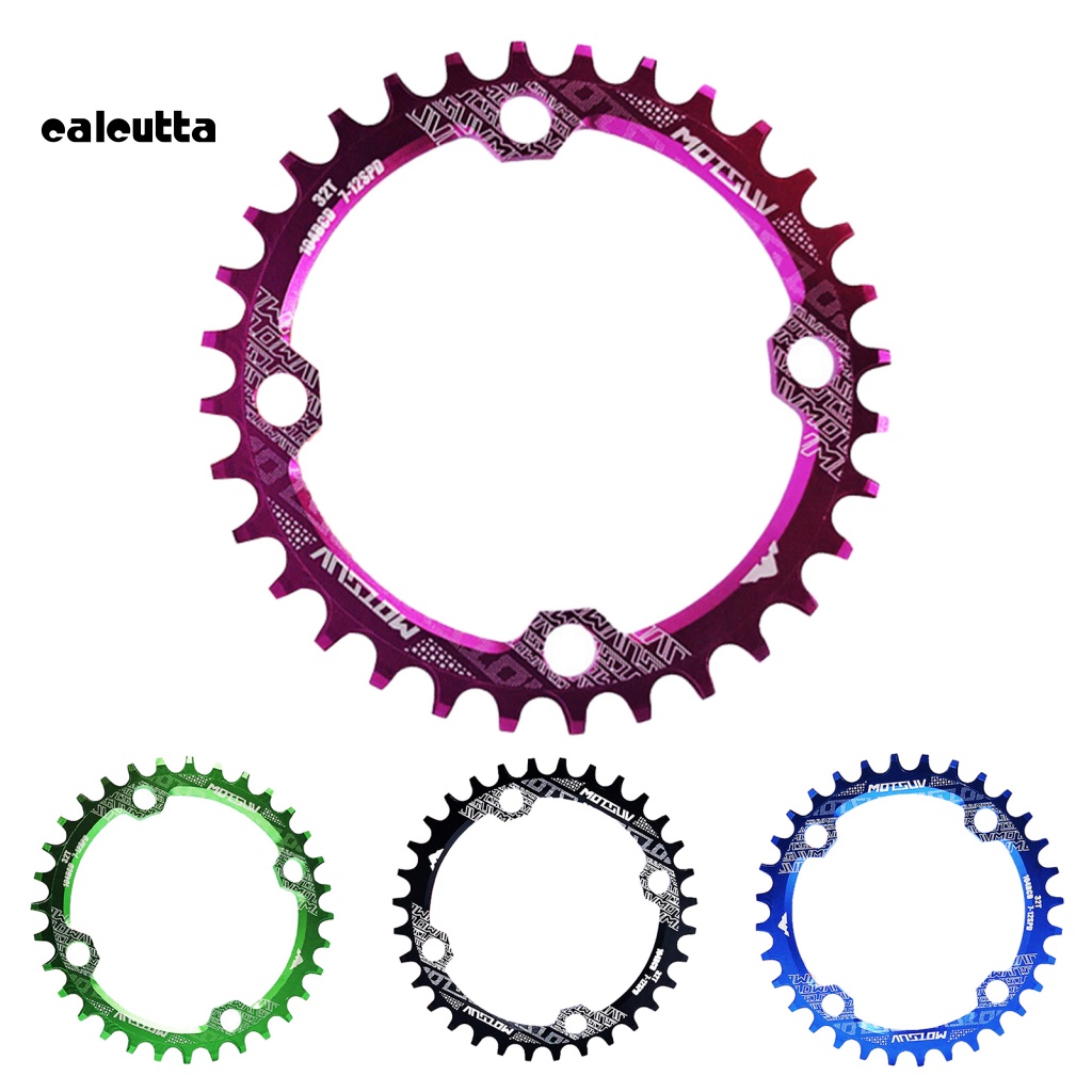 Đĩa Xích Đơn Hình Tròn / Oval 104BCD 32T 34T 36T 38T Chuyên Dụng Cho Xe Đạp