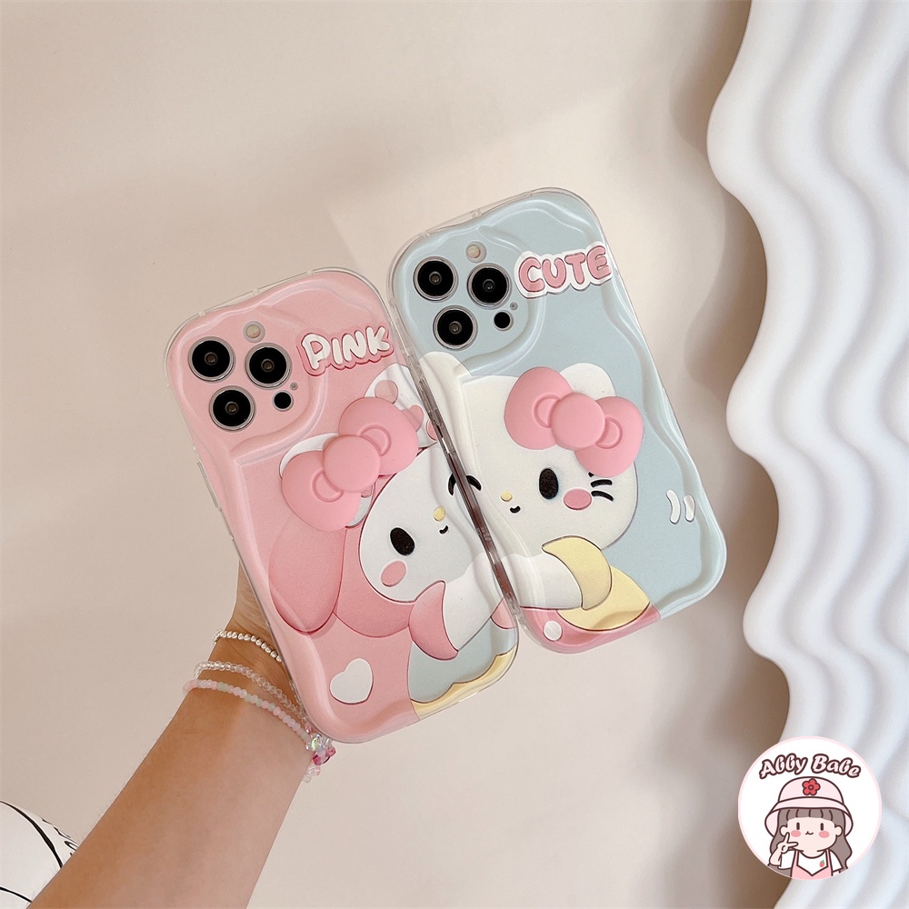 Ốp Điện Thoại TPU Dẻo Họa Tiết Hoạt Hình Melody Kitty Kiểu Hàn Quốc Cho IPhone 14 Pro Max 12 11 Pro Max X XS XR 7Plus