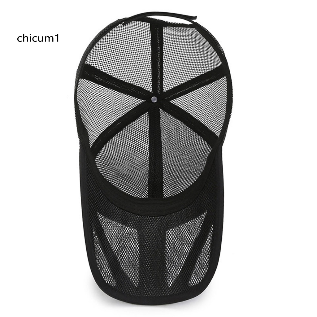 Mũ Lưỡi Trai Phối Lưới Thoáng Khí Nhanh Khô Màu Sắc Thời Trang Cho Nam