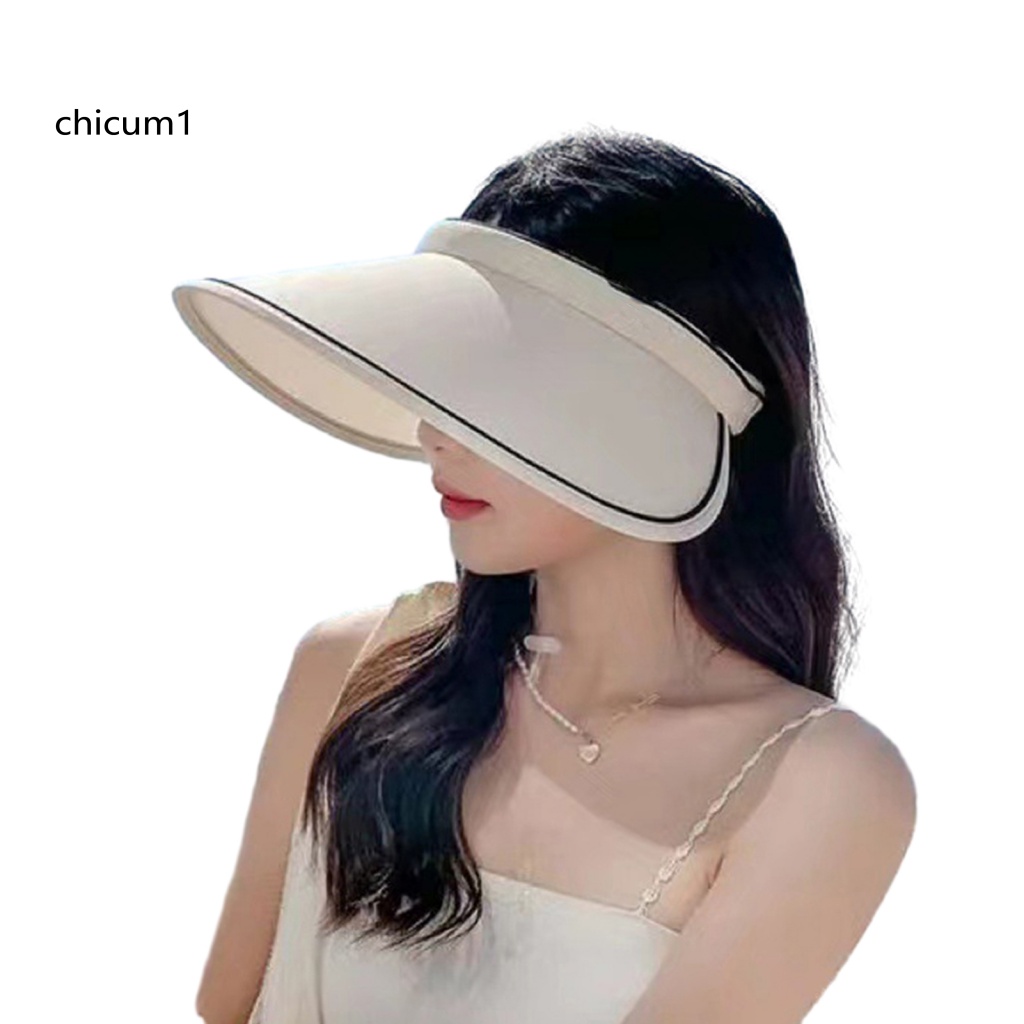 Mũ Lưỡi Trai Nửa Đầu Chống Nắng Màu Trơn Thời Trang Mùa Hè
