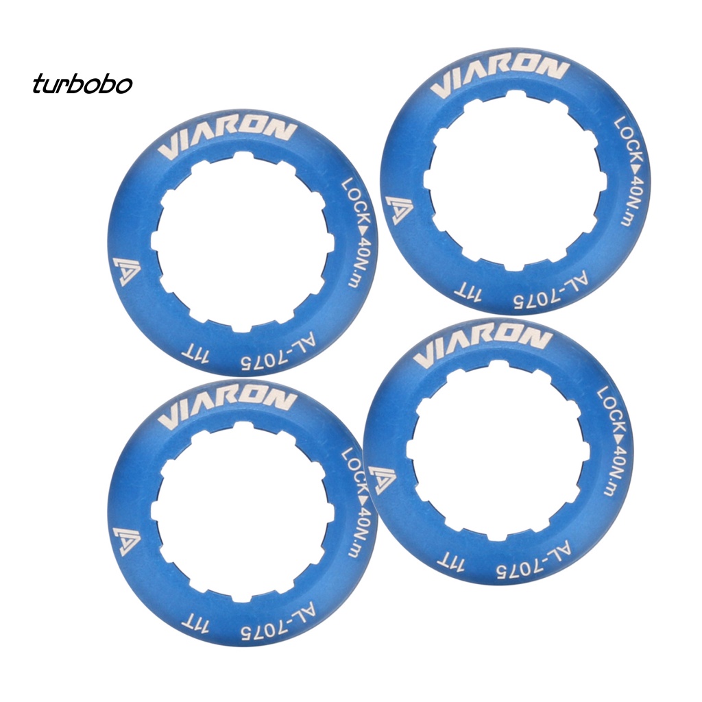 Set 4 Khóa Bánh Đà Bảo Vệ Chống Ăn Mòn Bằng Hợp Kim Nhôm Cho Xe Đạp