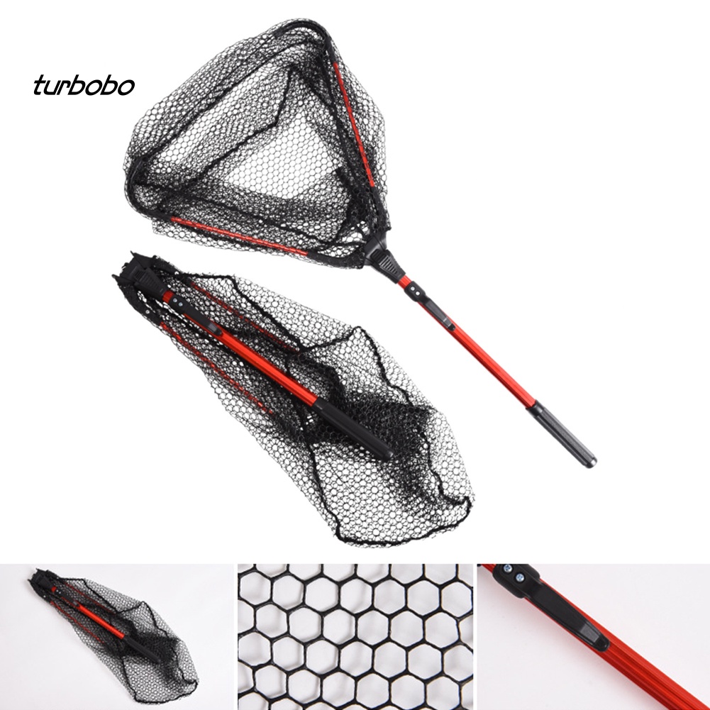 Vợt Lưới Bắt Cá Bằng Hợp Kim Nhôm Có Tay Cầm Có Thể Gấp Gọn Tiện Lợi
