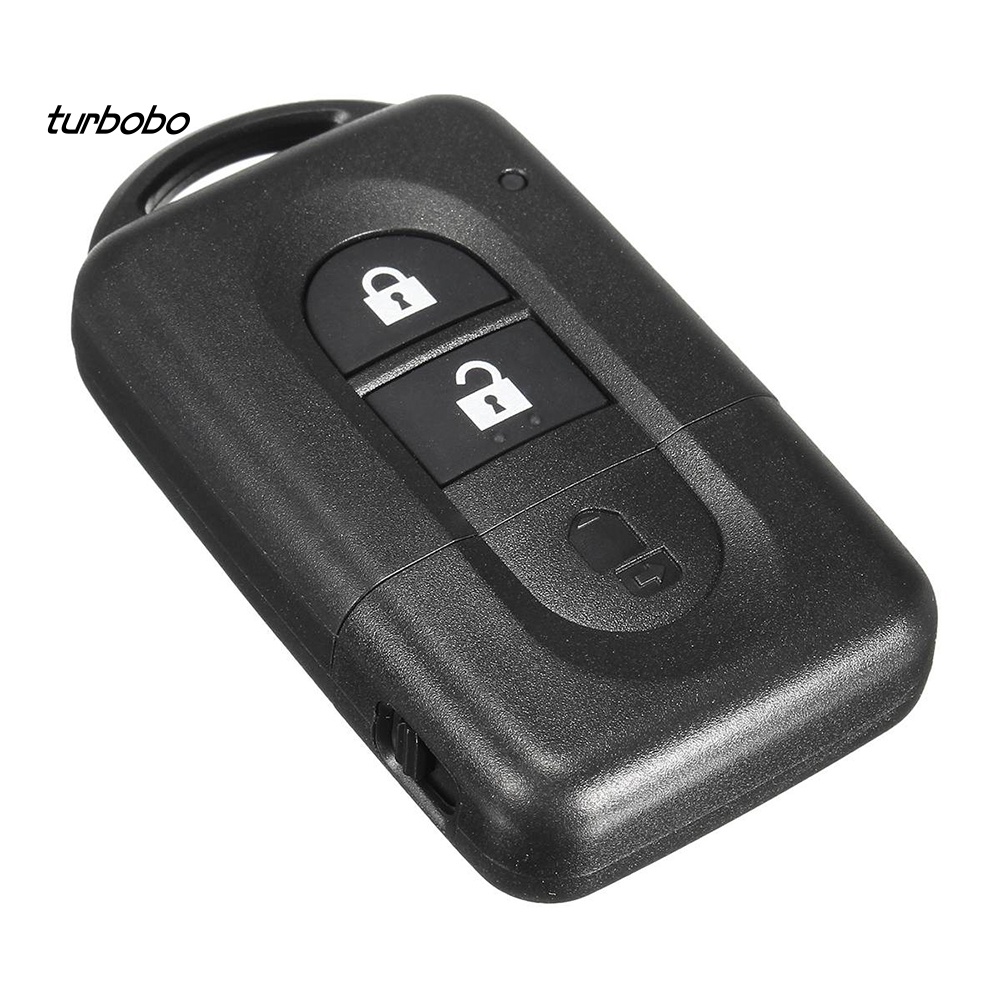 Vỏ Chìa Khóa Điều Khiển Từ Xa 2 Nút Cho Nissan Micra Xtrail Qashqai Juke