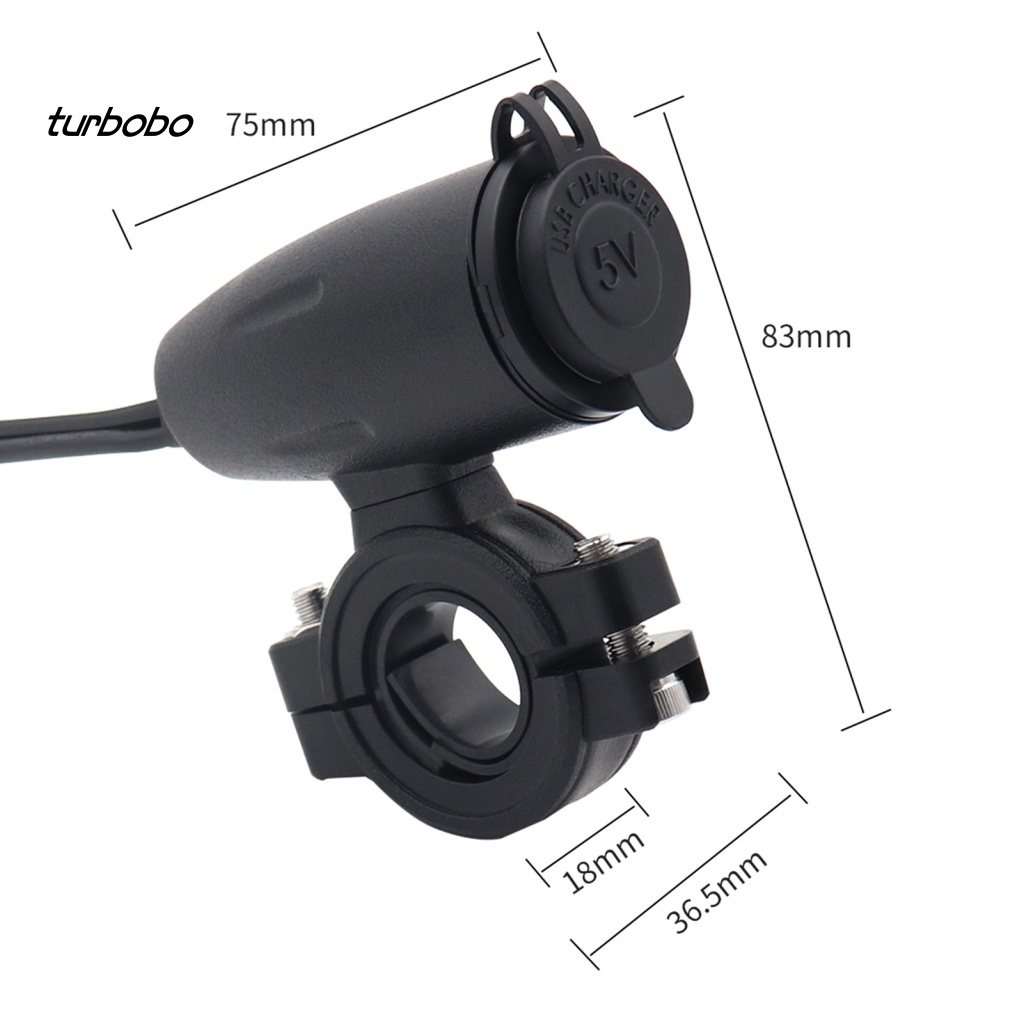 Bộ Sạc Giao Diện PD 45W C5909-Z PD 5 Chế Độ Có Đèn LED Và Cổng USB Dành Cho Xe Mô Tô