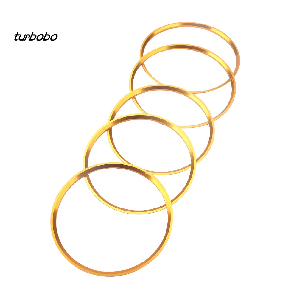 Set 5 Vòng Đệm Tự Dính Trang Trí Lỗ Thông Gió Máy Điều Hòa Xe Hơi A / B Class CLA GLA180 200 220 250 260