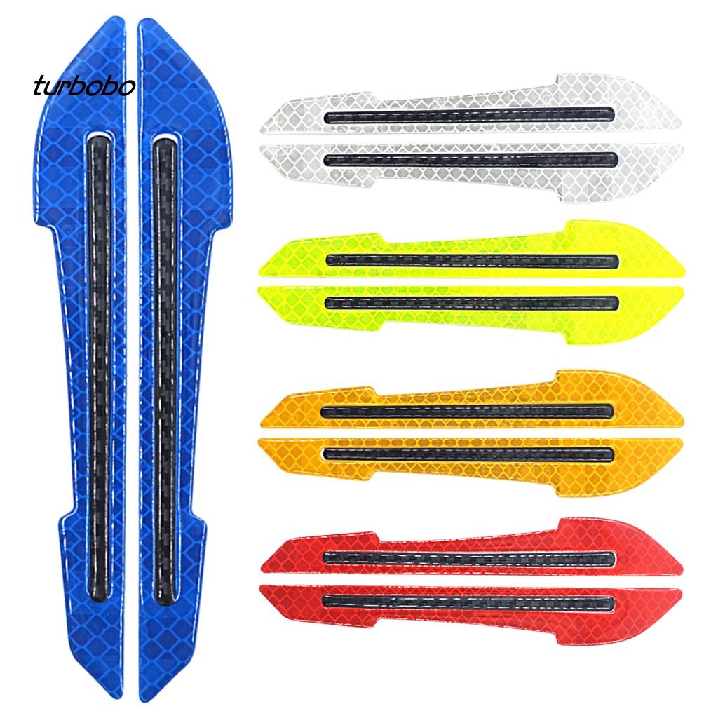 1 Cặp Miếng Dán Phản Quang Cảnh Báo Chống Mài Mòn Cho Xe Hơi