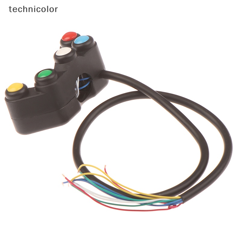 Công Tắc Gắn Tay Lái Xe Máy / Xe Đạp 5 Nút 22mm Thông Dụng